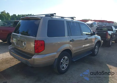 2005 Honda Pilot Ex-L from USA, damaged, VIN 2HKYF18525H510450